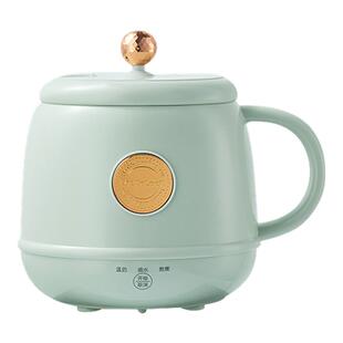 乐扣热牛奶杯迷你热牛神器办公室一人食多功能电炖煮杯宿舍烧水杯