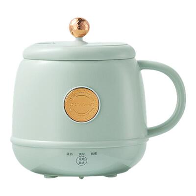 乐扣热牛奶杯迷你热牛神器办公室一人食多功能电炖煮杯宿舍烧水杯