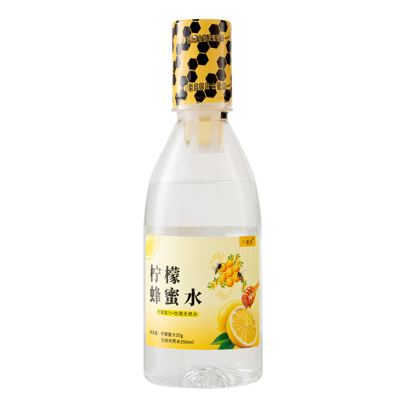 千禧洋蜂蜜水分离式柠檬蜜汁0脂健康醒酒饮料350g*6瓶