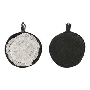 日本进口厨房多功能清洁擦洗碗刷锅打蛋器专用去污神器双面百洁布