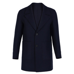 【羊毛骆驼绒】callisto卡利斯特男秋季行政商务羊毛混纺手工大衣