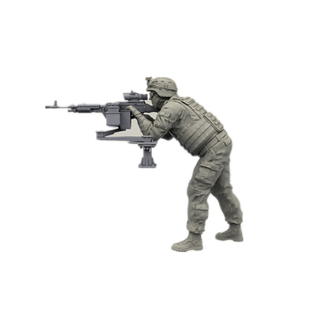 1/35模型美国海军陆战队战车机枪手狙击手兵人GK白模手办摆件207