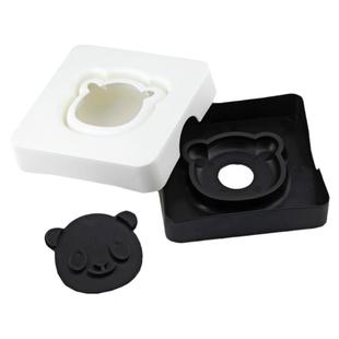 可爱熊猫三明治制作器口袋面包模具创意造型土司盒便当DIY早餐机