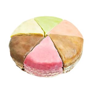 巧师傅六拼千层蛋糕点网红榴莲爆浆焙尔芒果盒子动物奶油慕斯顺丰