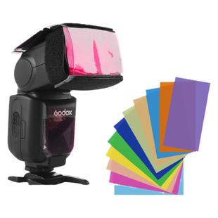 机顶闪光灯热靴机顶神牛闪光灯12种颜色滤色片改色温纸单反闪光灯附件色温片机顶闪光灯色片