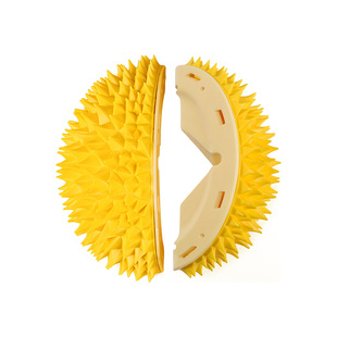 ucat榴莲蹭痒梳猫咪墙角按摩蹭毛挠痒痒神器慢食多功能一体 |畸高