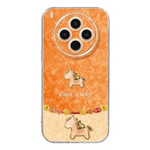 适用vivox300手机壳ultra女款x200s保护套x80pro硅胶x70全包防摔x60高级90新款x100橙色vivo新年马年pro+软外