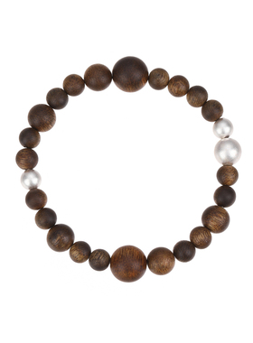 梵灵奇楠沉香手链S925银复古感