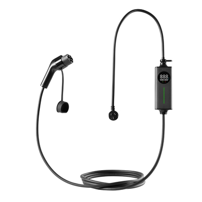 公牛新国标屏显便携式充电枪