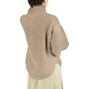 RANDA 秋冬新款人气宽松粗线高领毛针织衫通勤 BT01475