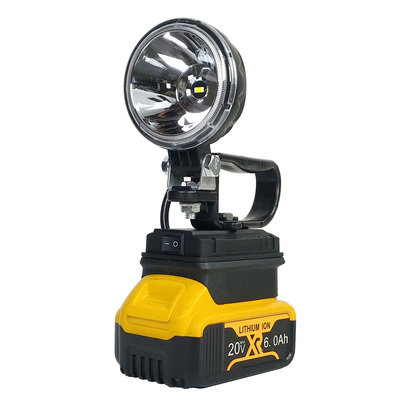 手提款聚光灯适用DEWALT得伟款锂电池工作灯应急灯维修灯探照灯