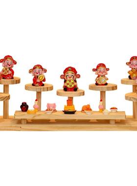 财神爷入户玄关客厅摆件新年装饰