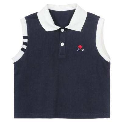 小O爸男婴童 宝宝运动套装夏季短袖2026新款学院风婴儿短裤夏装