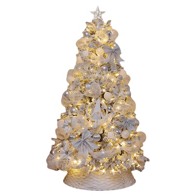 2024新款圣诞树白色圣诞节装饰品