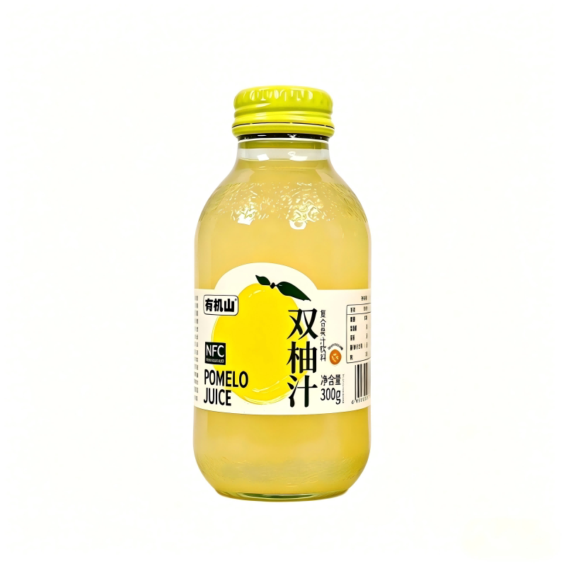 双柚汁柚子汁nfc果汁清爽解腻玻璃瓶饮料无添加饮品官方旗舰店