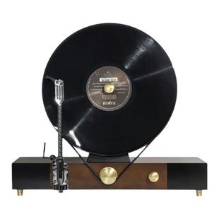 一匚轻奢仿真立式黑胶唱片机留声机摆件样板间售楼处酒吧艺术软装