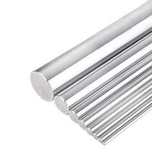 直线光轴45#钢镀铬棒硬钢轴调质光轴导柱活塞杆导向轴加工定制做8