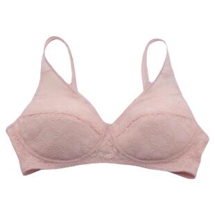 出口日本外贸原单薄款肤色舒适无痕透气蕾丝性感无钢圈内衣女