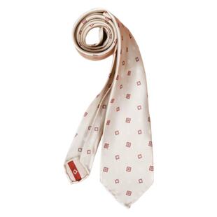 UG男装品牌 意式手工卷边三褶飘逸 无压边蚕丝蓬松领带3 fold tie