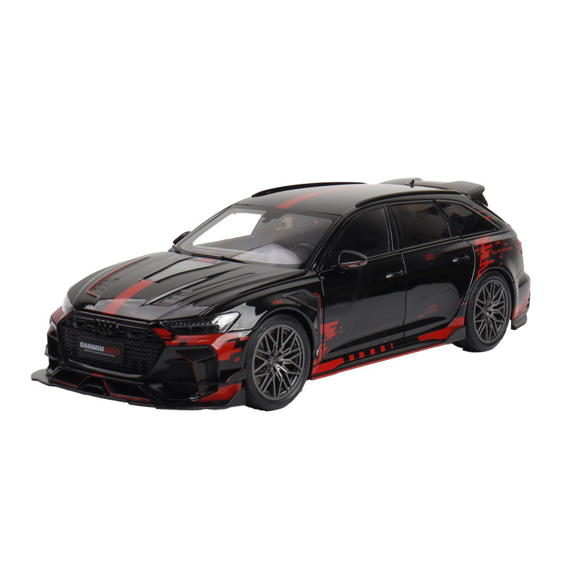 KiloWorks 1:18 奥迪RS6 达尔文爆改Darwin PRO 合金全开汽车模型