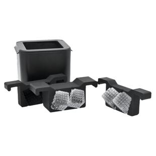 高透明无气泡冰球模具方形冰格制冰机酒吧威士忌硅胶大冰块模具