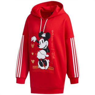 Adidas/阿迪达斯年新款女子米老鼠联名运动套头卫衣GE7774