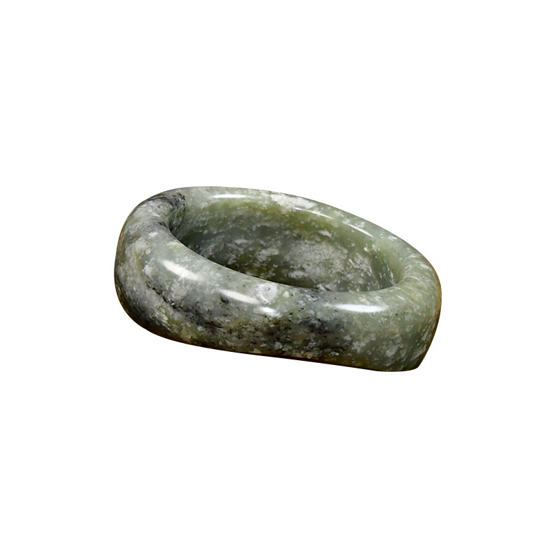 紫润轩和田玉青白青花籽料手镯
