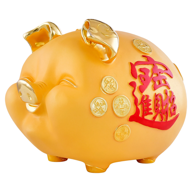 大号金猪猪礼物可爱实用存钱罐