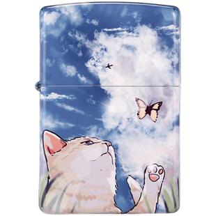 zippo芝宝正版打火机 心之所向之宝正品创意防风煤油送男朋友礼物