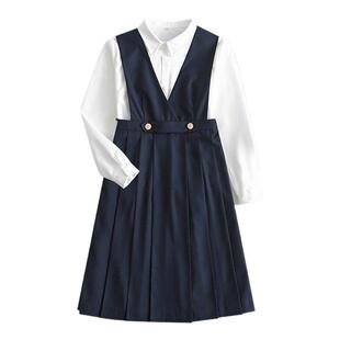 樱奈家原创JK制服护奶裙卡奶裙背心裙连衣裙日系校供校服班服套装