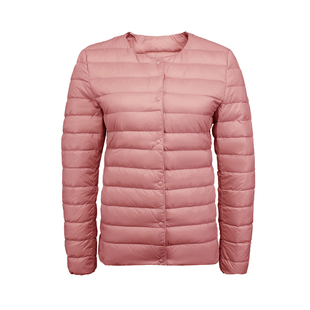 2024年新款轻薄羽绒服保暖内胆女款外穿圆领时尚薄款轻便