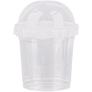 奶茶杯pet冷饮杯500ml咖啡杯一次性商用打包饮料透明手打柠檬杯子