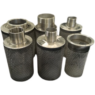 定制不锈钢水泵过滤网304材质内外螺纹过滤网筒快装型双层过滤桶