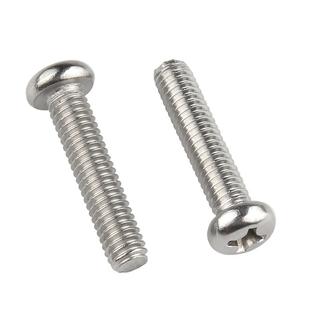 十字圆头螺丝304不锈钢十字盘头圆头螺栓开关插座螺钉大全M3-M10