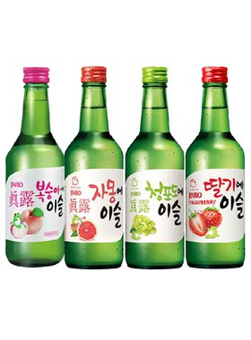 真露韩国果味烧酒温润适口