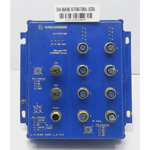 Hirschmann OCTOPUS 8M GM Managed IP67 Ethernet Switch 18384