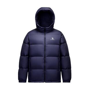 骆驼火山羽绒服女装2025新款冬季连帽防泼水保暖情侣面包服外套