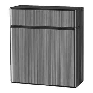 新款40支装烟盒大容量抗压防潮铝合金自动翻盖香菸保护套刻字定制