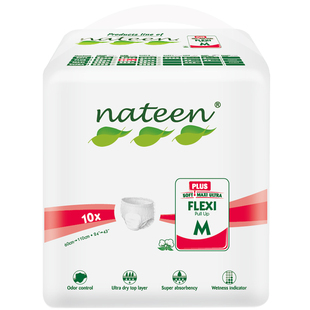 那特恩nateen成人拉拉裤老人中码男女适用 经期夜用型M/L码10片装