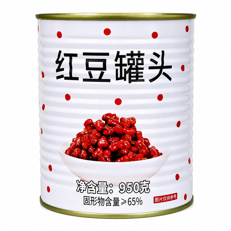 超欢糖水红豆罐头小罐奶茶店专用