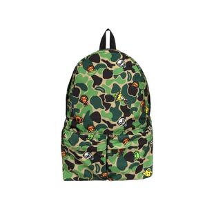 BABY MILO STORE配饰卡通小猴迷彩大容量双肩包4390XXP