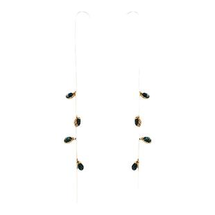 特卖品 RoundFace 23AW x iisense 联名款-午夜星辰耳环