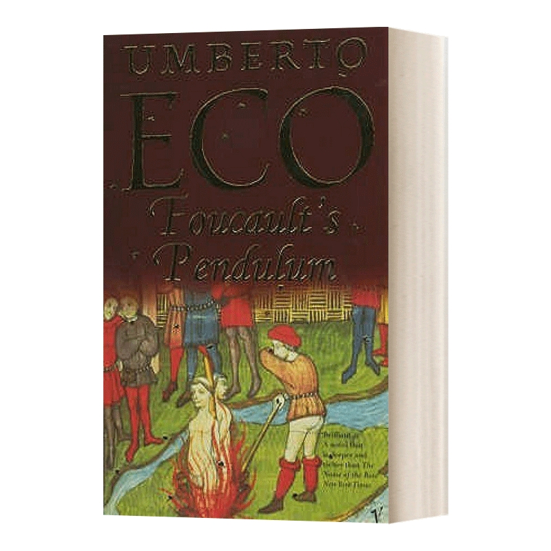 华研原版 英文原版小说 Foucault's Pendulum 傅科摆 翁贝托·埃科 英文版 进口英语原版书籍