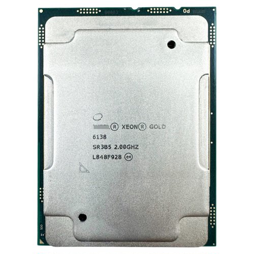 Xeon Gold至强金牌6138 20核心40线程服务器二手拆机CPU处理器