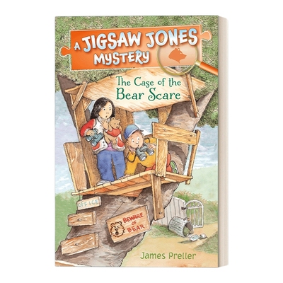 英文原版 Jigsaw Jones The Case of the Bear Scare 小侦探琼斯系列 英文版 进口英语原版书籍