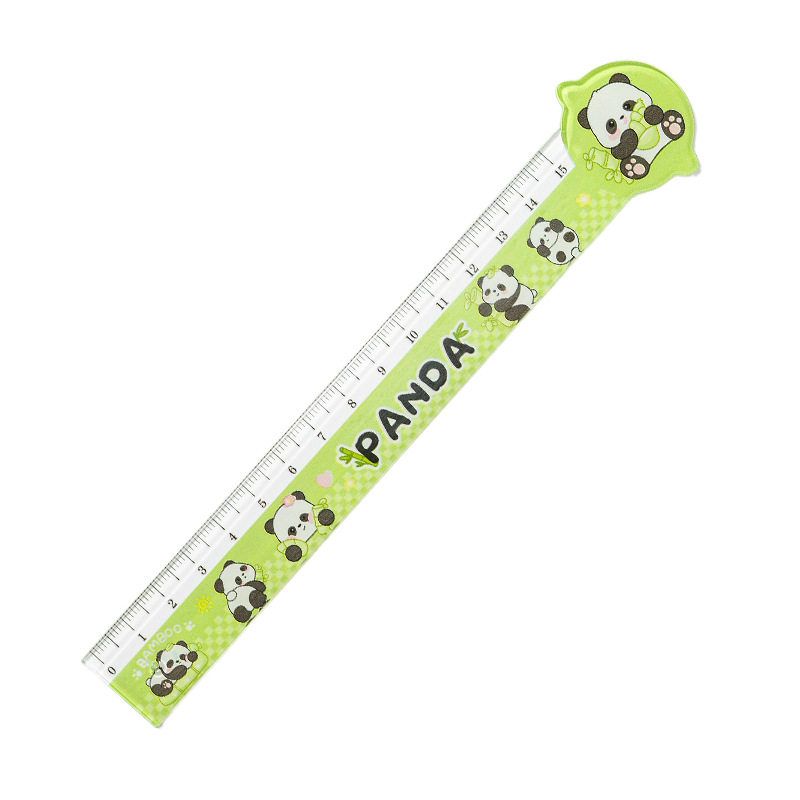 可爱熊猫造型直尺小学生奖励奖品