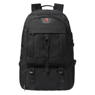 稻草人旅行双肩包男士背包大容量户外登山外出差尼龙结实防水书包