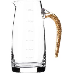 白酒分酒器套装家用水晶玻璃带刻度斟壶中式酒量酒扎壶公道杯商用