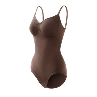 舒氧折角连体塑身衣收腹束腰紧身衣瘦身提臀无痕美体塑形束身衣