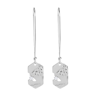 BLACKHEAD/黑头龙纹方牌吊坠耳钉男生耳饰女士锆石情侣款Y2K高级